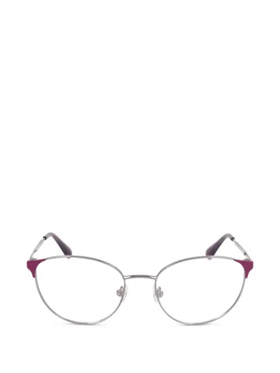 Max & Co Round-frame Glasses In Purple