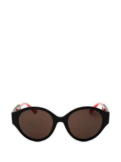 Max & Co Round-frame Sunglasses In Black