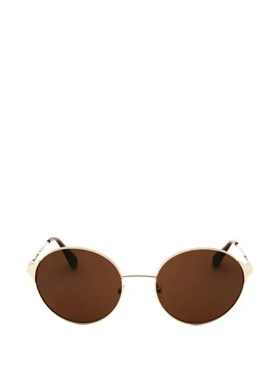 Max & Co Round-frame Sunglasses In Brown