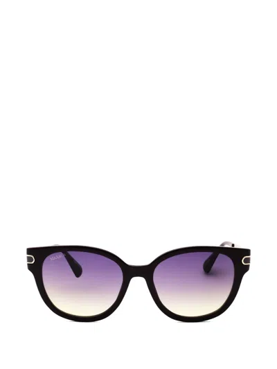 Max & Co Round-frame Sunglasses In Purple