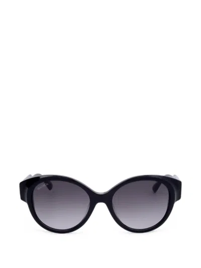 Max & Co Round-frame Tinted Sunglasses In Black