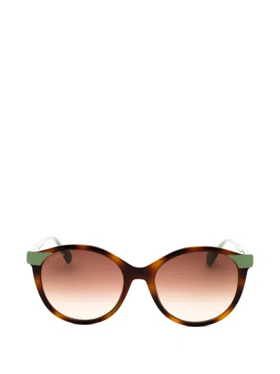 Max & Co Round-frame Tortoiseshell-effect Sunglasses In Brown