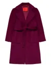 Max & Co Runaway Wool Coat In Red