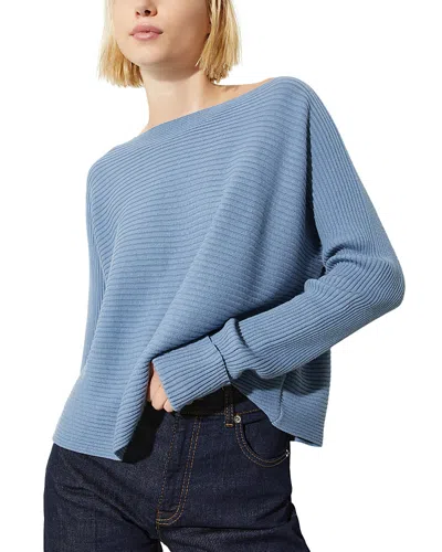 Max & Co . Scambio Boat Neck Sweater In Avio