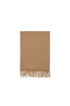 Max & Co Wool Scarf In Brown