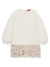 Max & Co Sequin-embellished Minidress In White