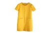 Max & Co Shift Dress In Yellow Cotton Jersey In Yellow