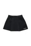 Max & Co 로고 프린트 플리츠 스커트 In Black