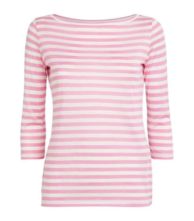 Max & Co Silk Jersey T-shirt In Pink