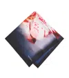 Max & Co Silk Orchid Stole Scarf In Pink