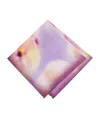 Max & Co Silk Printed Stole Scarf In Purple