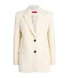 Max & Co Single-breasted Blazer In White
