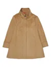 Max & Co Single-breasted Coat In Neutral