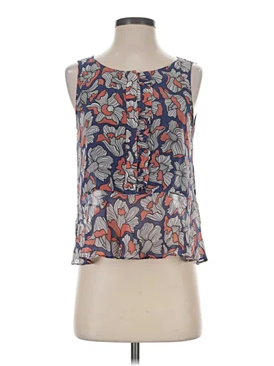 Pre-owned Max & Co Sleeveless Blouse In Blue