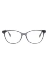 Max & Co Square-frame Glasses In Gray
