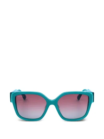 Max & Co Square-frame Sunglasses In Blue