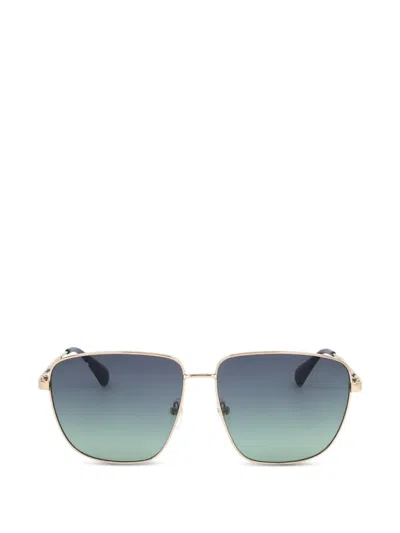 Max & Co Square-frame Sunglasses In Gold