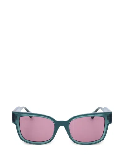 Max & Co Square-frame Sunglasses In Green