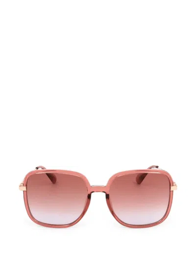 Max & Co Square-frame Sunglasses In Green