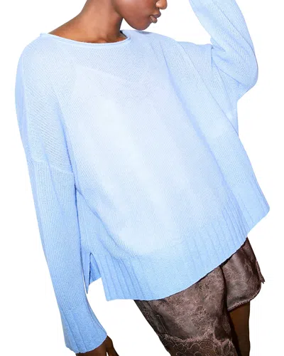 Max & Co . Stampa Oversized Sweater In Blue