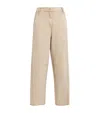 Max & Co Straight Carpenter Trousers In Beige