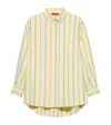 Max & Co . Stripe Plot Twist Shirt In Yellow