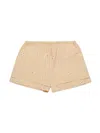 Max & Co Striped Shorts In 黄色