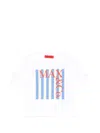 Max & Co Striped T-shirt In White