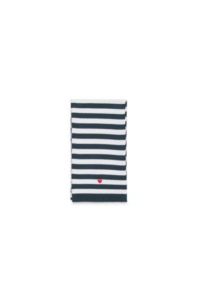 MAX & CO STRIPED WOOL SCARF