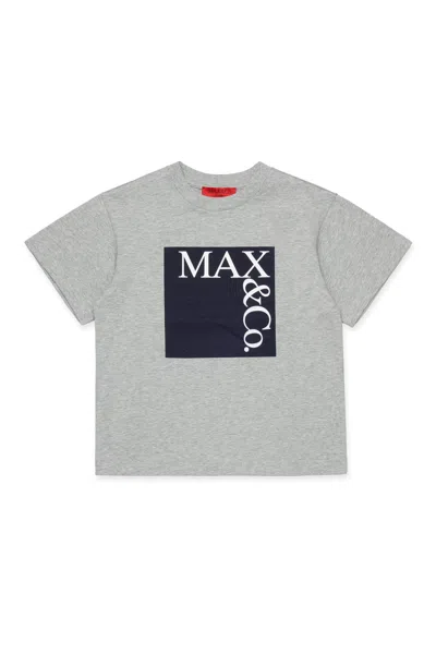 MAX & CO T-SHIRT ICONA IN JERSEY MÉLANGE