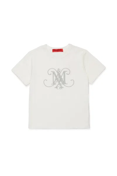 MAX & CO JERSEY T-SHIRT WITH MAXI EMBLEM