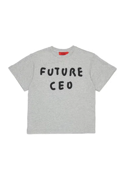 Max & Co Kids' T-shirt With Print In Gray
