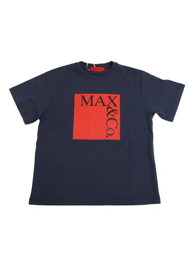 Max & Co Kids' T-shirts In Blue