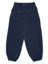 Max & Co Tapered Trousers In Blue