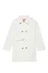 Max & Co Technical Cotton Trench Coat In White
