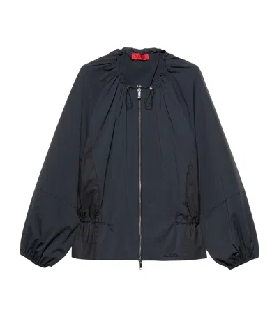 Max & Co . Technical Jersey Jacket In Black