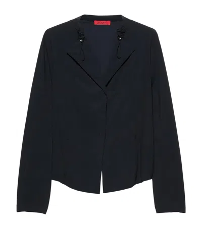 Max & Co . Technical Jersey Jacket In Black