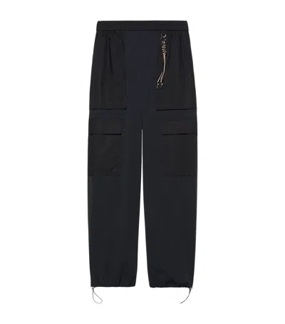Max & Co . Technical Jersey Trousers In Black