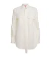 Max & Co Tie-neck Shirt In White