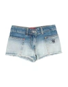 Max & Co . Toddler Girl Denim Shorts Blue Size 6 Cotton In Blue