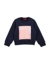 Max & Co . Toddler Girl Sweatshirt Navy Size 6 Cotton, Elastane In Blue