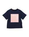Max & Co Babies' . Toddler Girl T-shirt Navy Size 6 Cotton In Blue