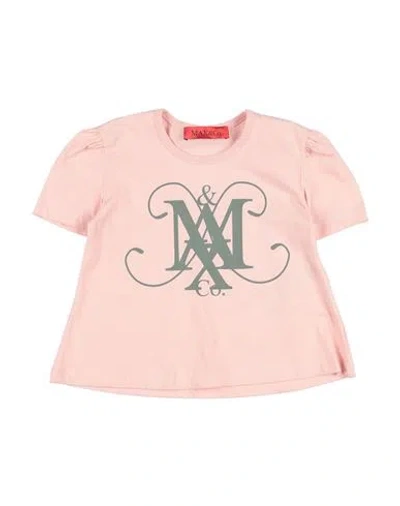 Max & Co Babies' . Toddler Girl T-shirt Pink Size 6 Cotton