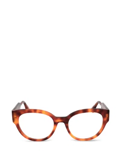 Max & Co Tortoiseshell-effect Cat-eye Glasses In Brown