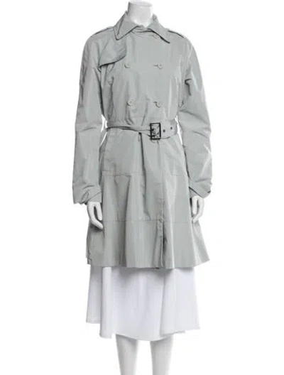 Pre-owned Max & Co Trench Coat In Gray