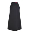 Max & Co Twill Tunic Mini Dress In Black