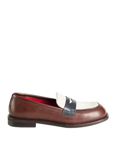 Max & Co . Uma Woman Loafers Chocolate Brown Size 10 Leather