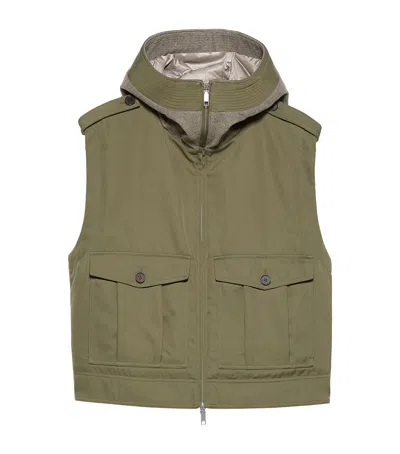 Max & Co . Utility Gilet In Green