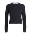 Max & Co Virgin Wool Double-layer Cardigan In Multi