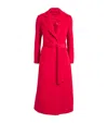Max & Co Virgin Wool Longrun Coat In Red